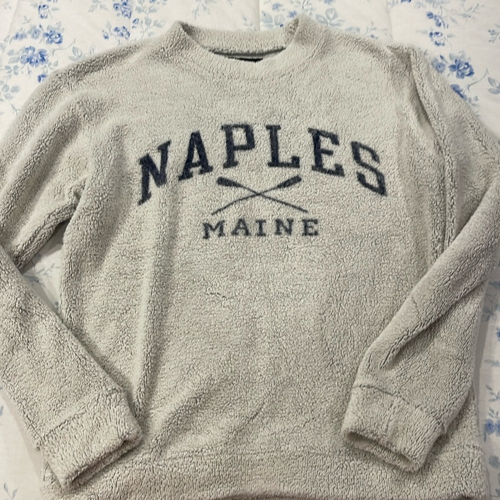 Naples Maine towel hoodie sweatshirt